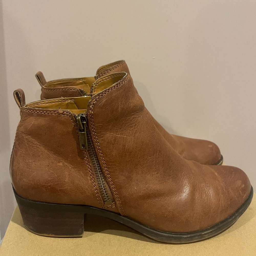 Basel Leather Flat Bootie